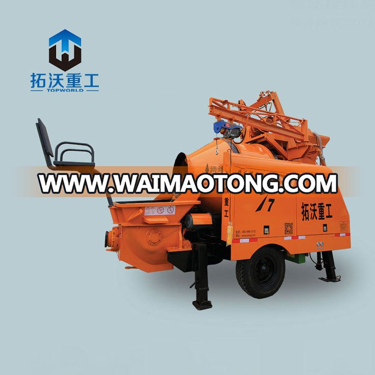 mini concrete mixer pump, concrete mixer machine with pump