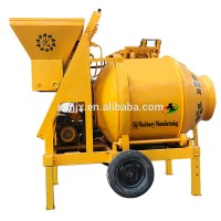 Concrete automatic loading crawler mixer cement mortar drum mixer