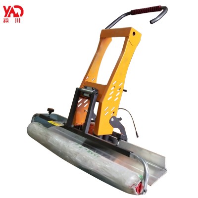 concrete finishing trowel simple road land floor concrete laminating machine with cover film leveling machine