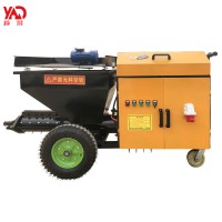 Small mortar cement spray india automatic wall cement mini plastering machine