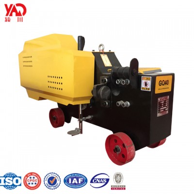 GQ40 reinforcement portable electric manual flat steel round bar cutting machine